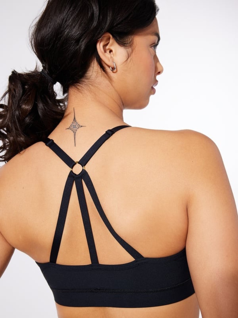 Savage Fenty Black Strappy Sports Bra - Women Intimates & Sleepwear